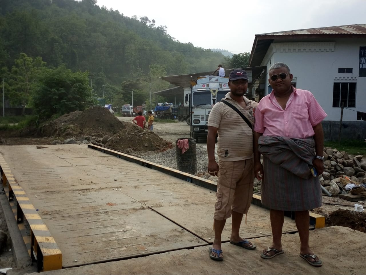 weighbridge installation